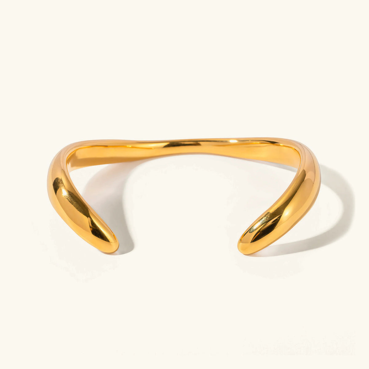 [GALE]Audrina Contemporary Gold Bangle