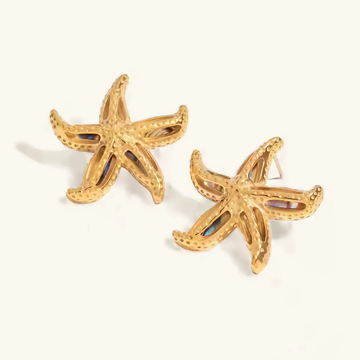 [GALE]Aquatta Gold Starfish Earrings