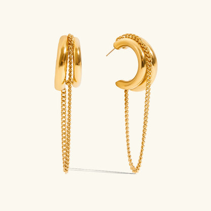 [GALE]Galilea Link Chain Hoops