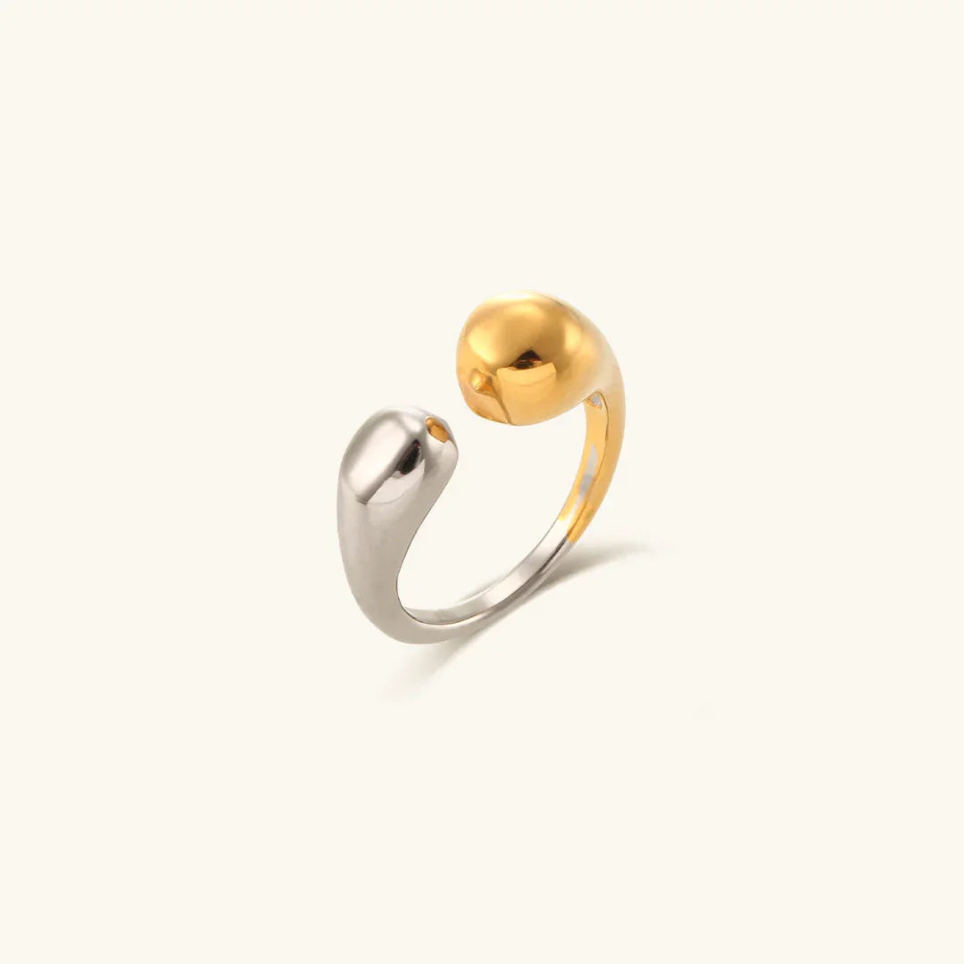 [GALE]Seren Two Tone Gold Ring
