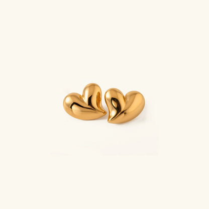 [GALE]Dorothea Heart Earrings
