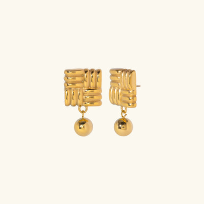 [GALE]Alba Gold Earrings