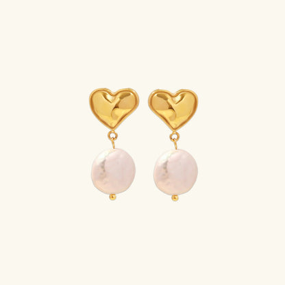 [GALE]Blanche Freshwater Pearl Earrings