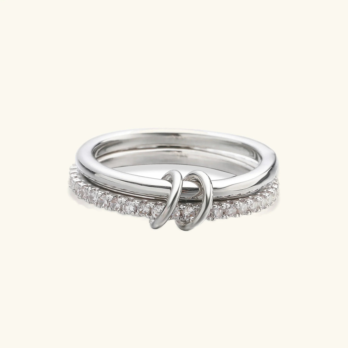 [GALE]Adela Stacked Diamond Ring
