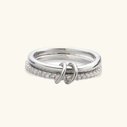 [GALE]Adela Stacked Diamond Ring