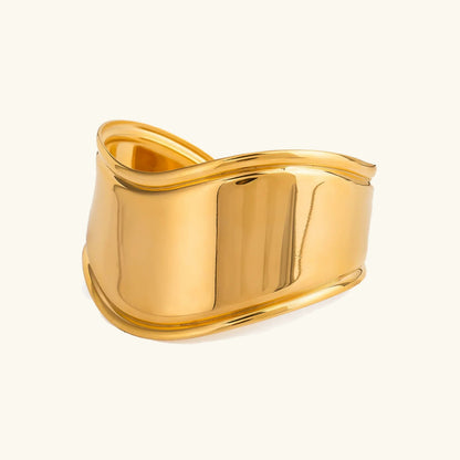 [GALE]Izza Smooth Gold Cuff