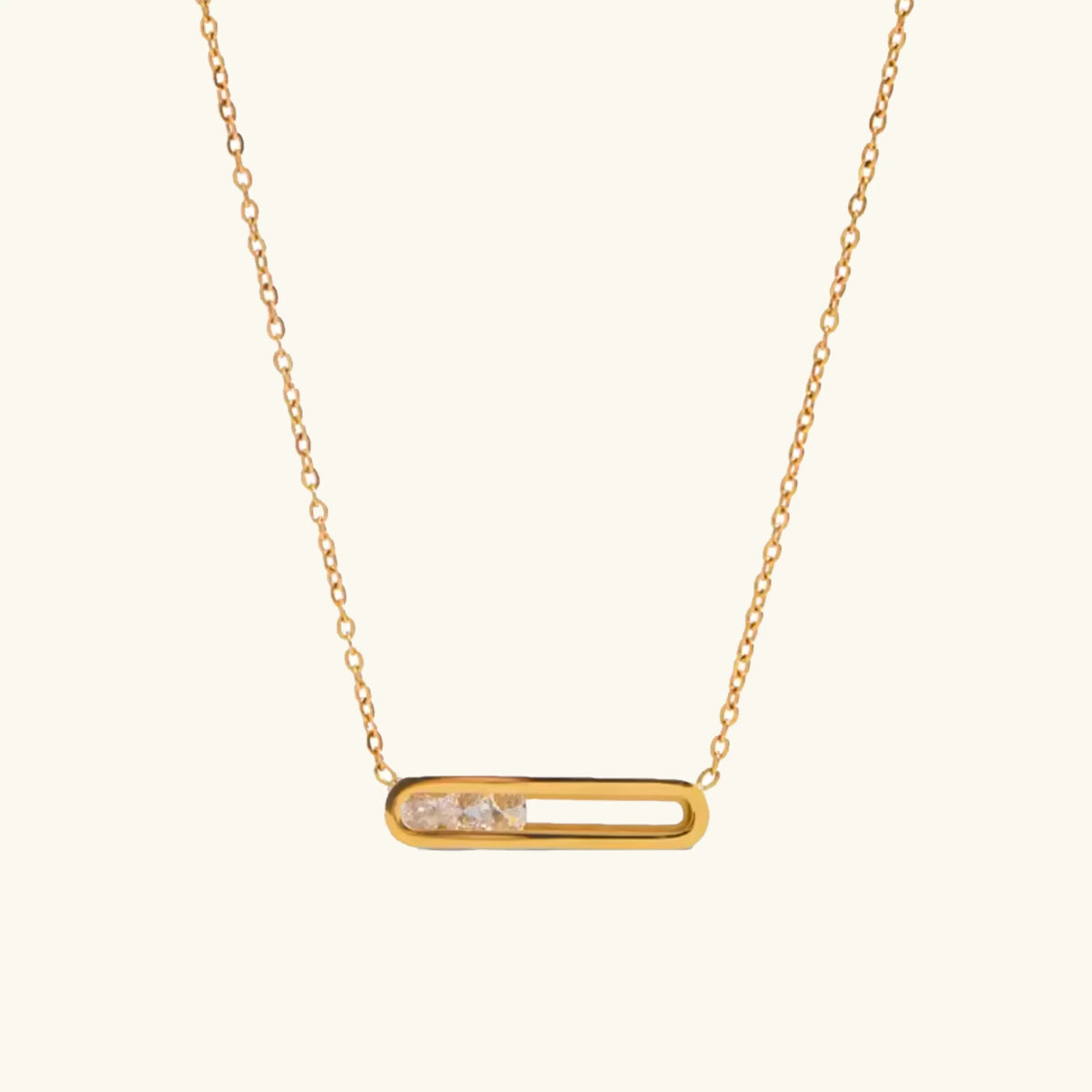 [GALE]Abby Sculpted Gold Pendant