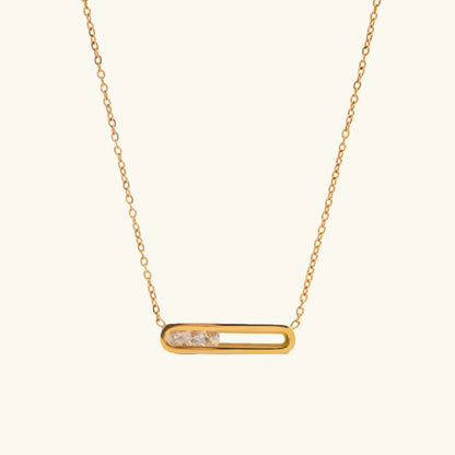 [GALE]Abby Sculpted Gold Pendant