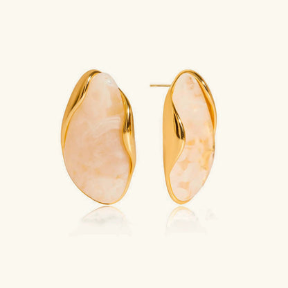 [GALE]Amelise Polished Gemstone Earrings