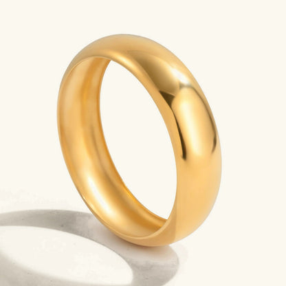 [GALE]Maelis Smooth Gold Bangle