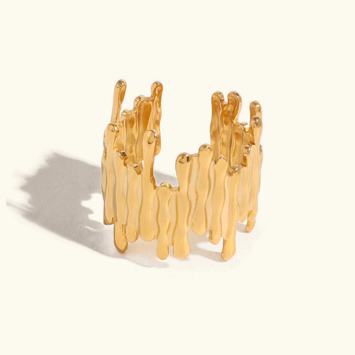 [GALE]Zoella Abstract Gold Ring