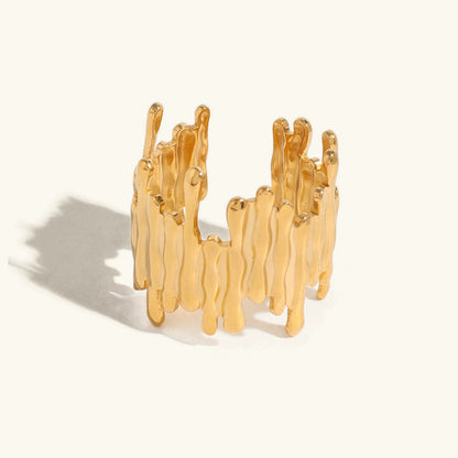 [GALE]Zoella Abstract Gold Ring
