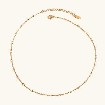 [GALE]Amy Linked Chain Gold Necklace