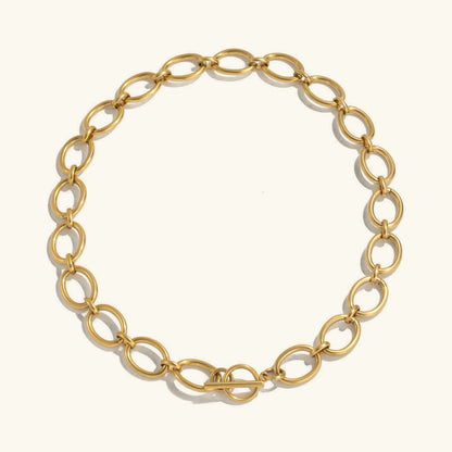 [GALE]Cielle Chunky Gold Chain Necklace