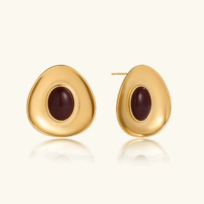 [GALE]Orissa Gold Enamel Earrings