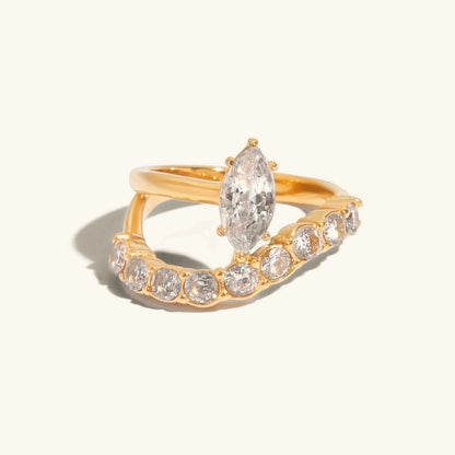 [GALE]Calina Marquise Diamond Ring