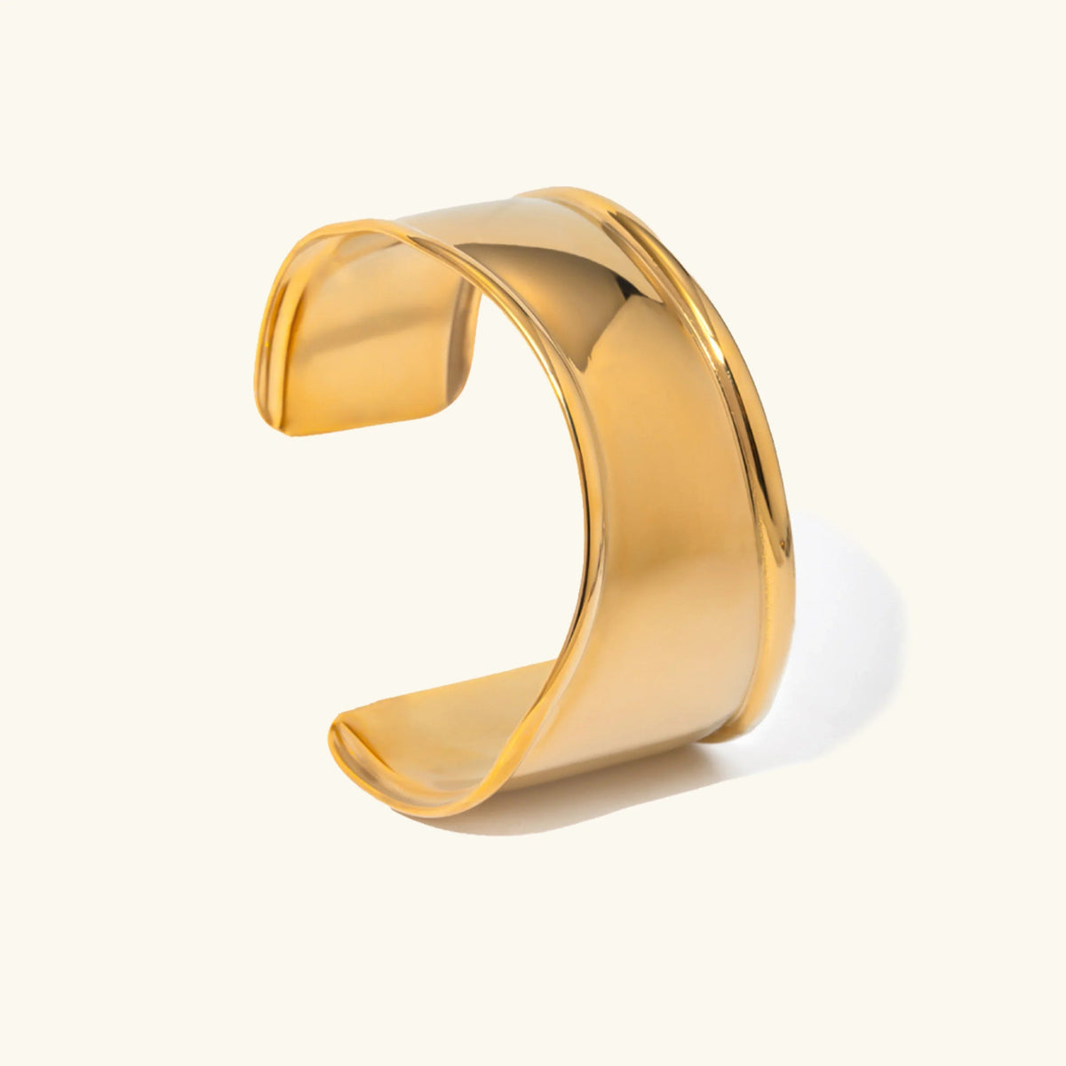 [GALE]Nellie Smooth Gold Cuff