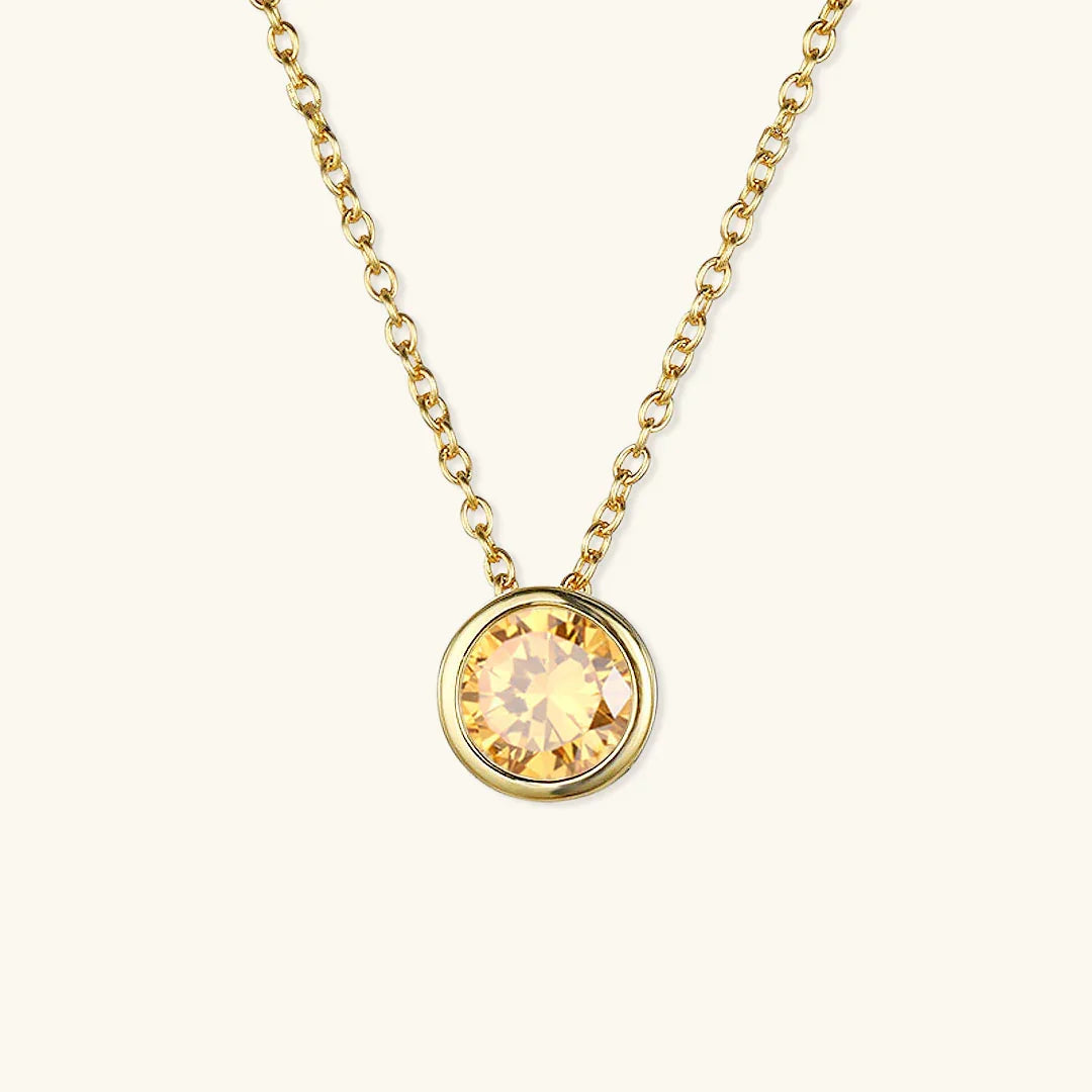 [GALE]Amelia Birthstone Necklace