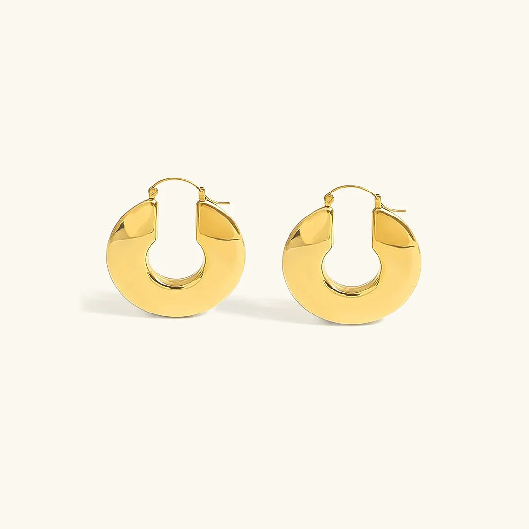 [GALE]Kayleigh Chunky Hoop Earrings
