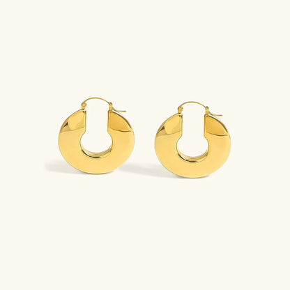 [GALE]Kayleigh Chunky Hoop Earrings