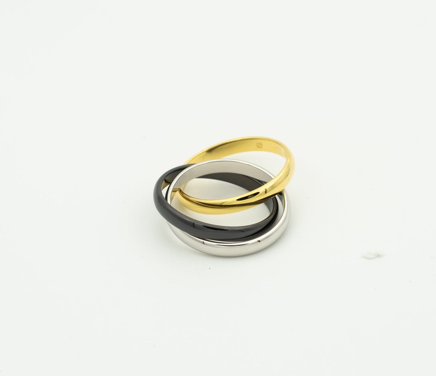 [GALE]TRINITY RING BLACK GOLD SILVER