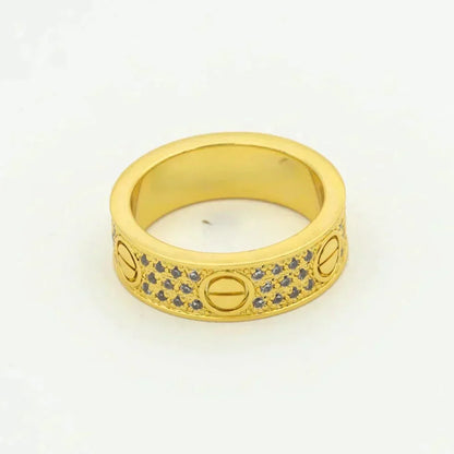 [GALE] Liebesring, 5,5 mm Diamanten im Pavé-Stil