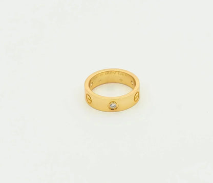 [ゲイル]ラブリング 5.5mm 3ダイヤモンド ゴールド