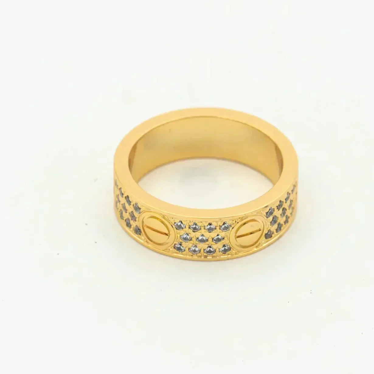 [GALE] Liebesring, 5,5 mm Diamanten im Pavé-Stil