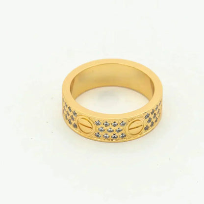 [GALE] Liebesring, 5,5 mm Diamanten im Pavé-Stil