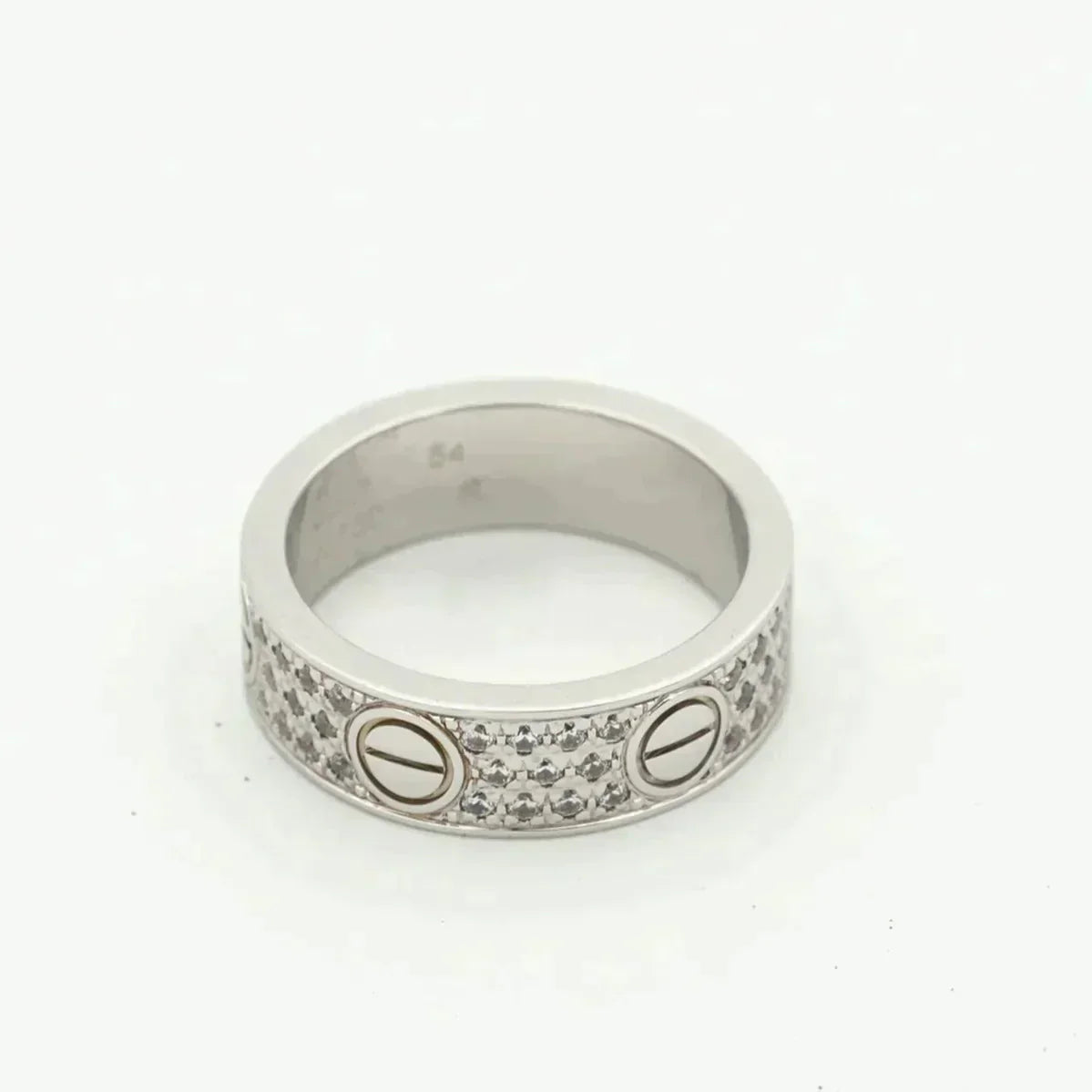 [GALE] Liebesring, 5,5 mm Diamanten im Pavé-Stil
