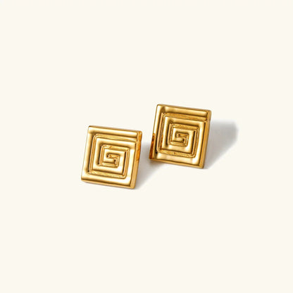 [GALE]Karina Gold Earrings