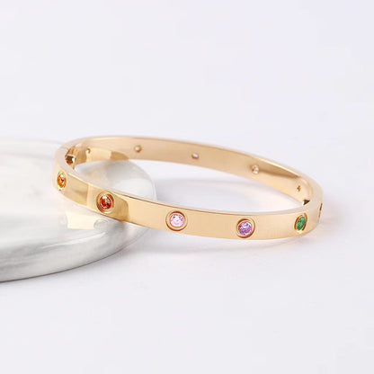 [GALE]2026 RAINBOW LOVE BRACELET 6.1MM  10 DIAMONDS
