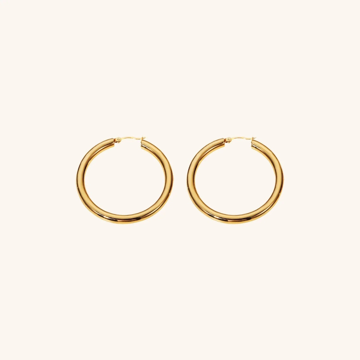 [GALE]Wide Hoop Earrings