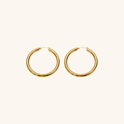 [GALE]Wide Hoop Earrings