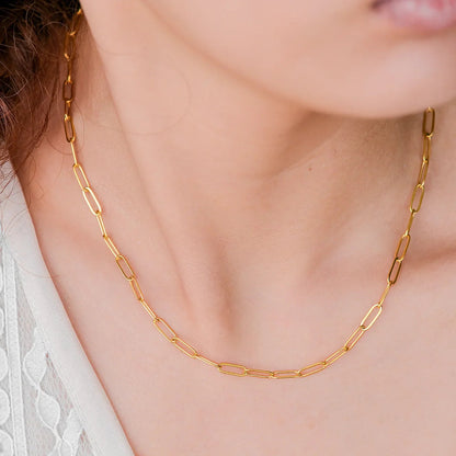 [GALE]Lena Golden Chain Necklace