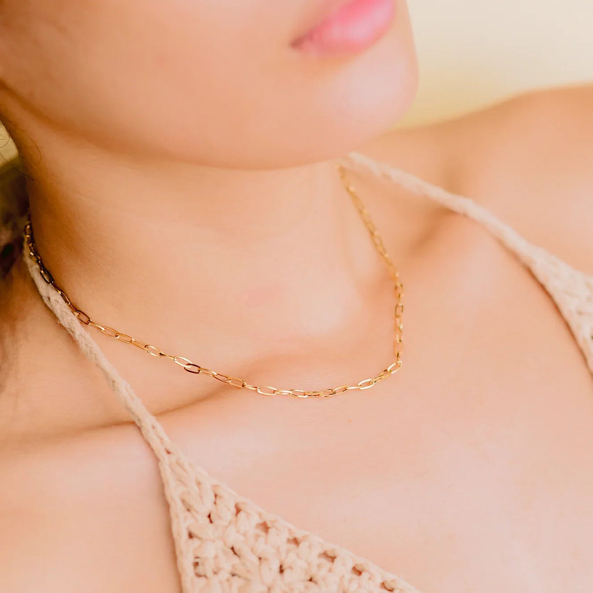[GALE]Lena Golden Chain Necklace
