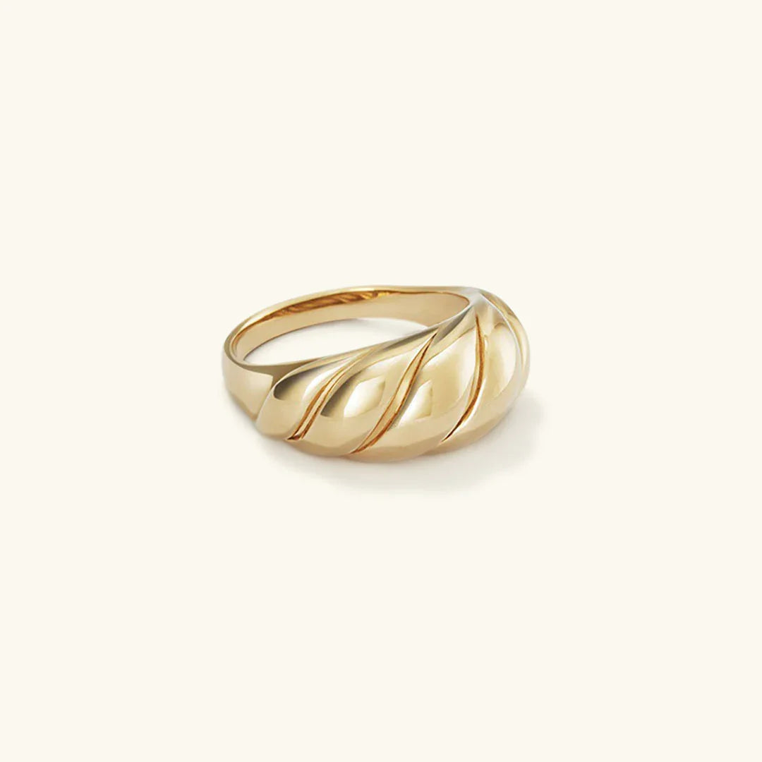 [GALE]Lorelei Gold Croissant Ring