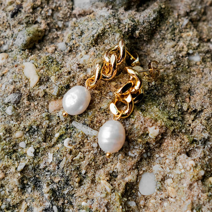 [GALE]Lumina Pearl Earrings