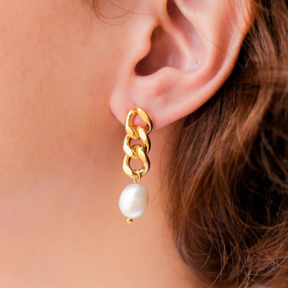 [GALE]Lumina Pearl Earrings