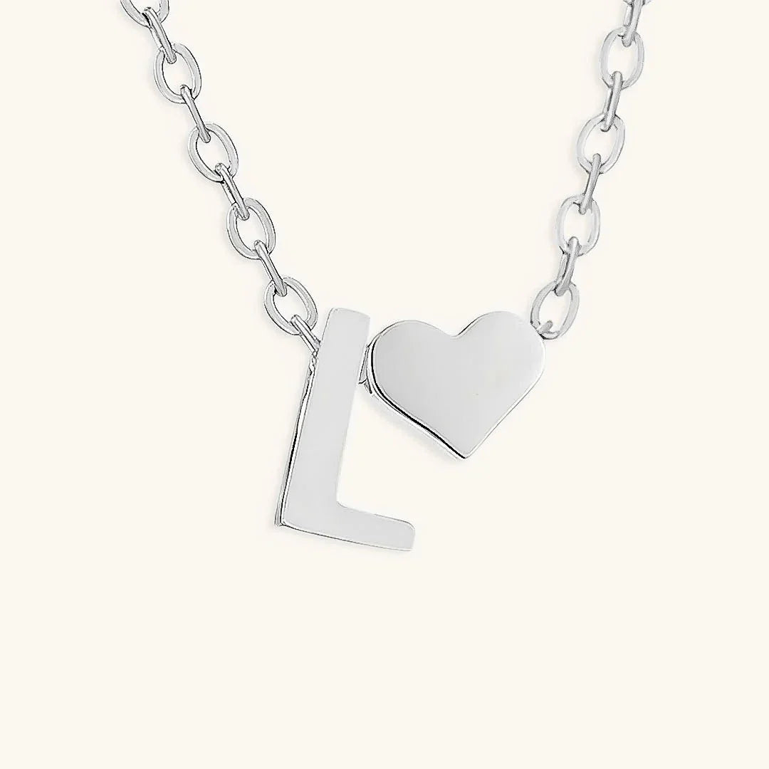 [GALE]Ria Initial Letter Gold Necklace