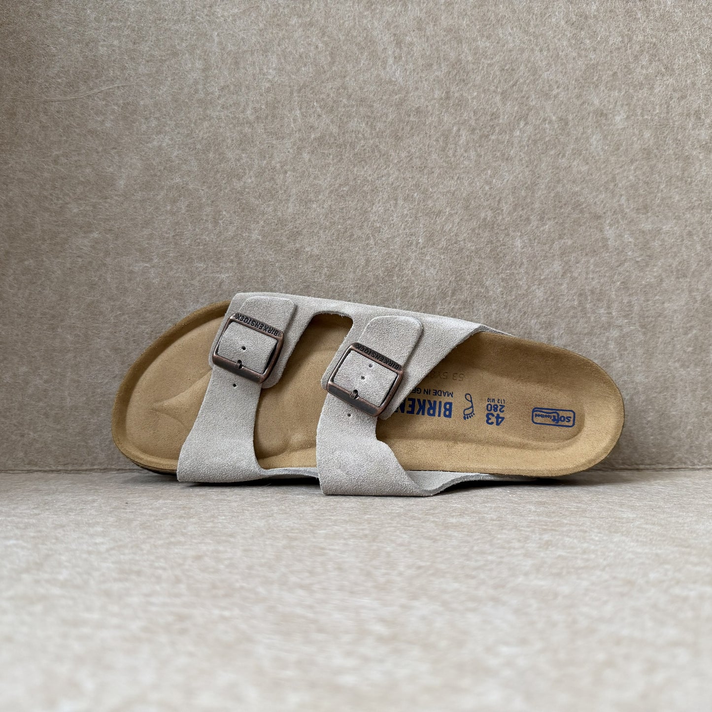 Arizona Soft Footbed Light Grey