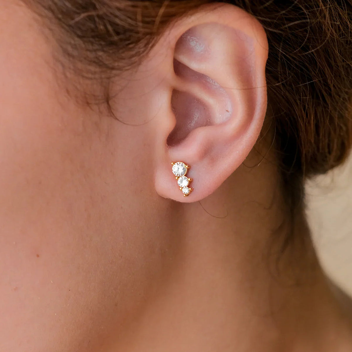 [GALE]Lira Gold Earrings