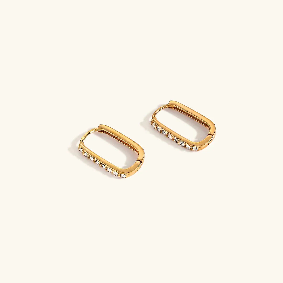 [GALE]Maya Gold Hoop Earrings