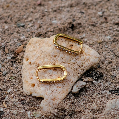 [GALE]Maya Gold Hoop Earrings