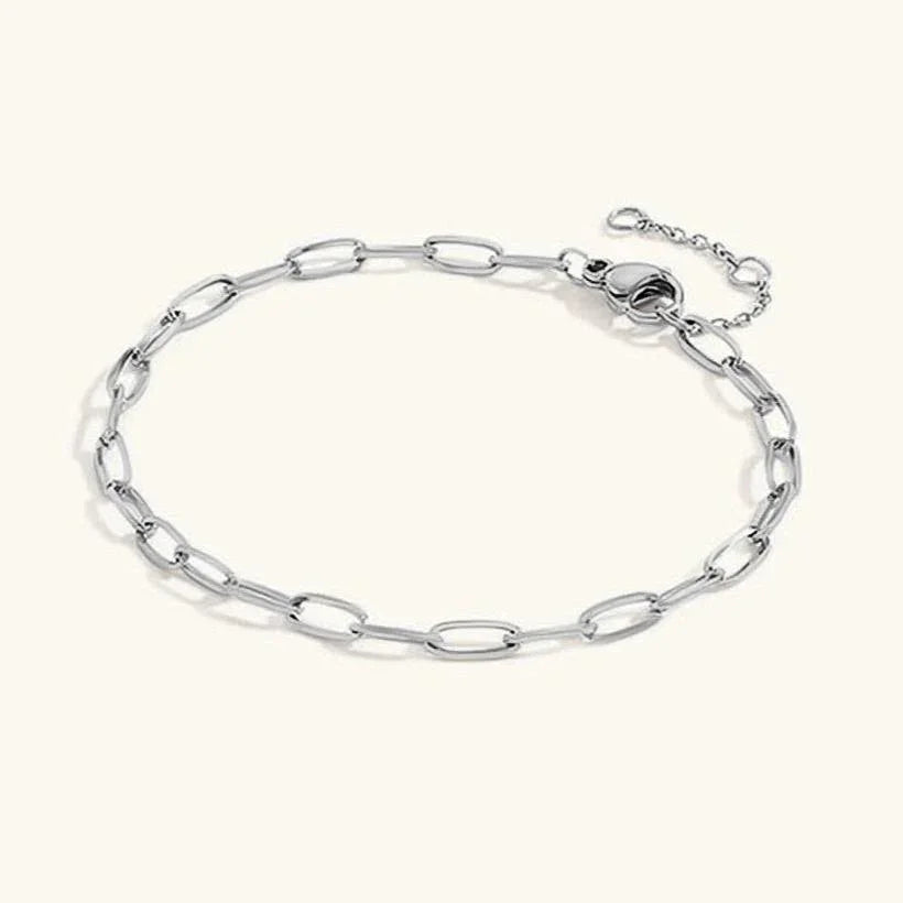 [GALE]Maybelle Gold Paperclip Chain Bracelet