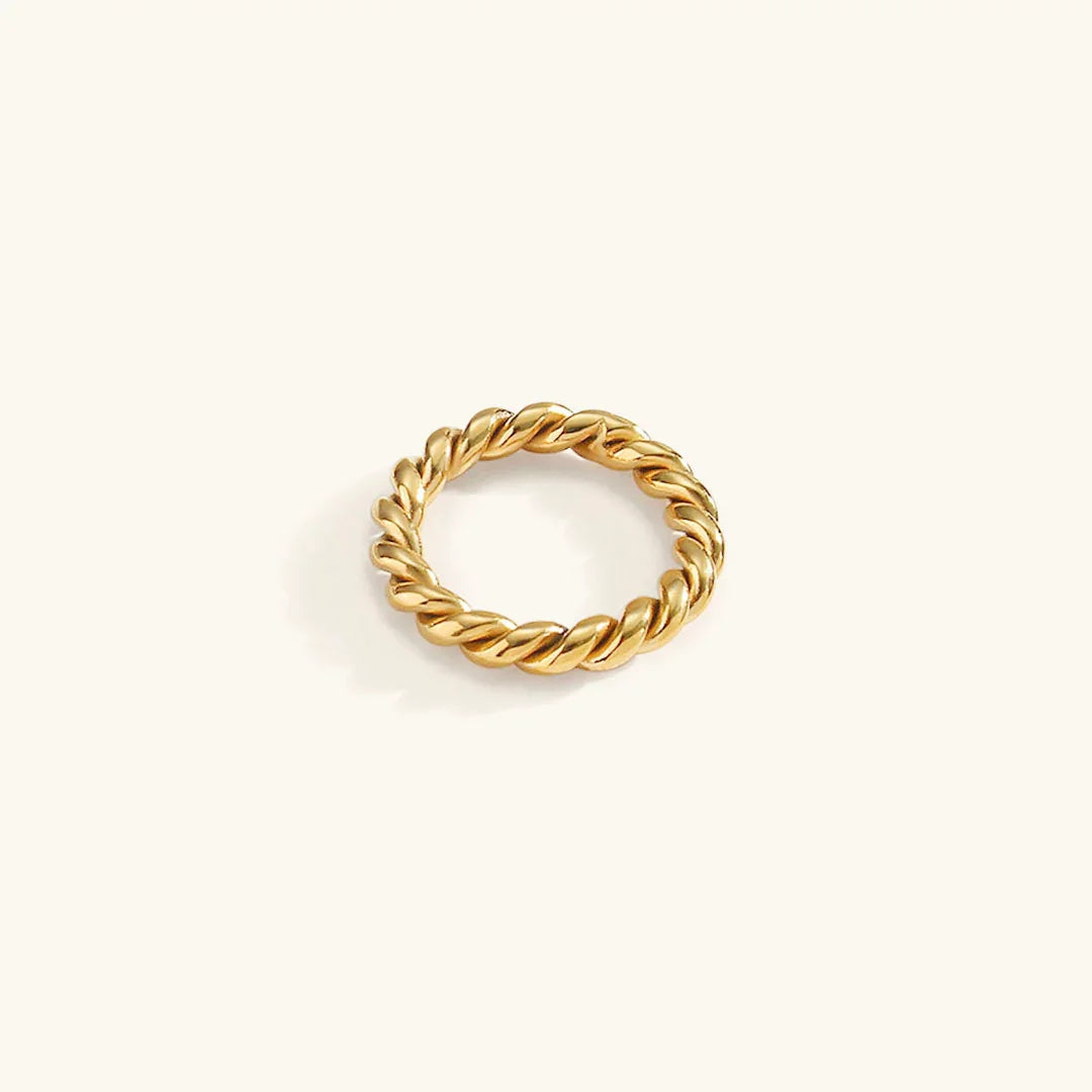 [GALE]Melody Gold Twist Ring