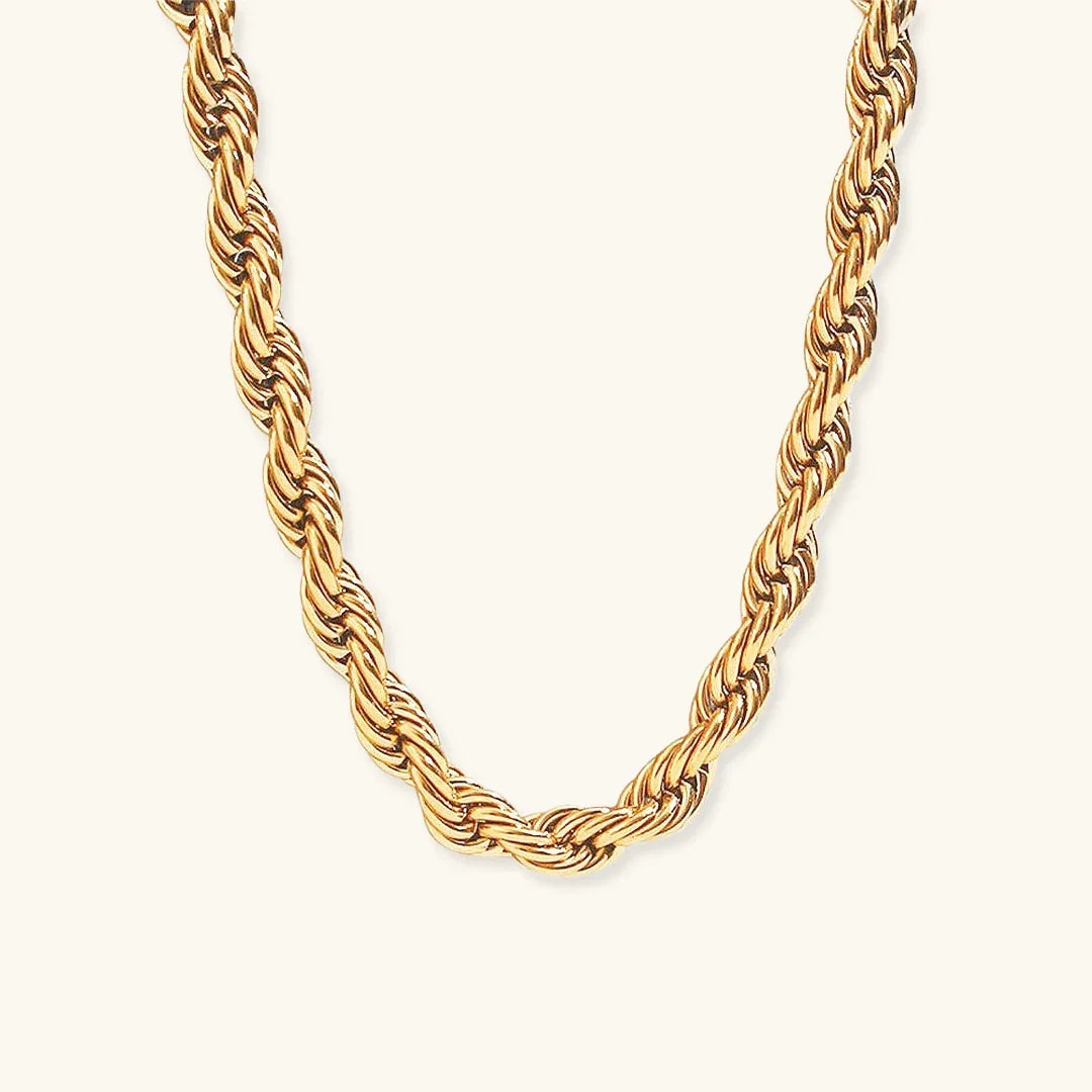 [GALE]Mila Golden Twist Necklace