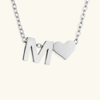 [GALE]Ria Initial Letter Gold Necklace