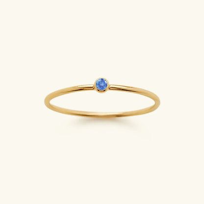 [GALE]Amelia Birthstone Stacker Ring