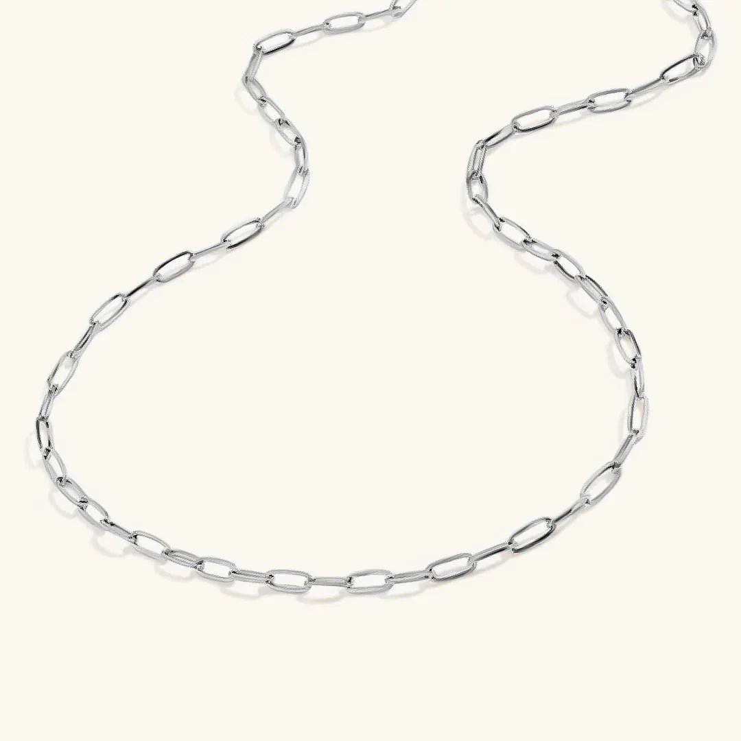 [GALE]Nadia Paperclip Chain Necklace